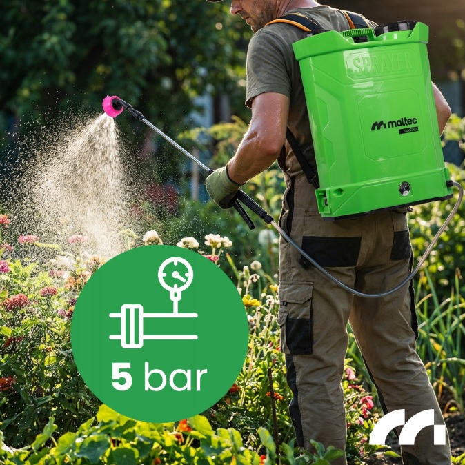 Maltec APK-113886 Akumulátorový zádový postřikovač 20L 1